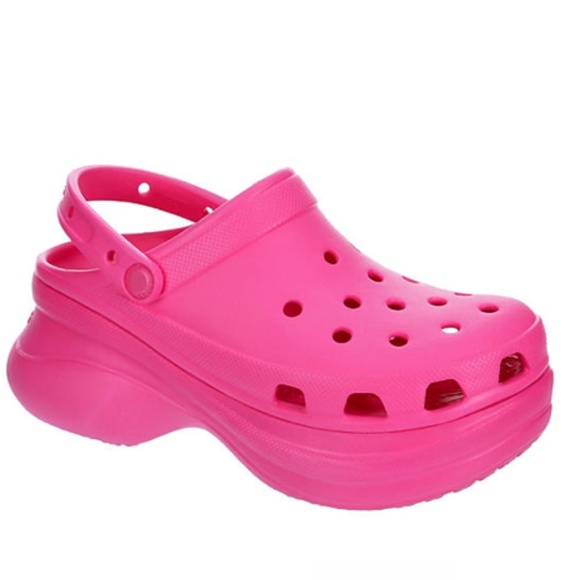 "Croc Style" Platform Bae Clogs - Picture 2 of 4